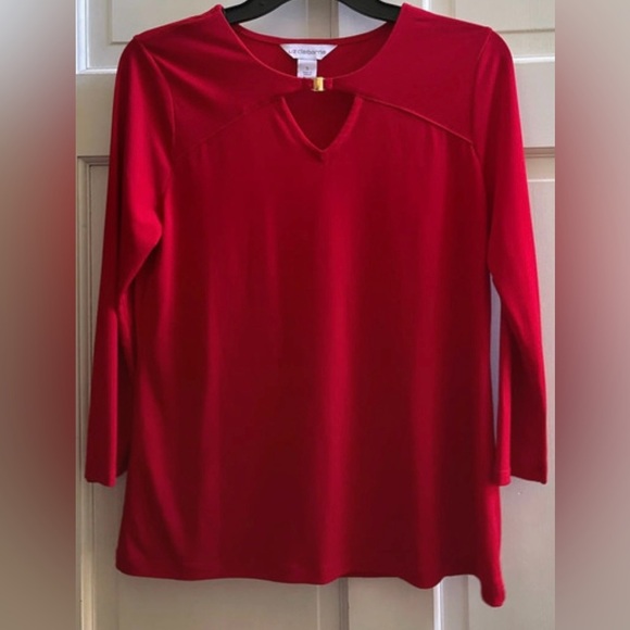 Liz Claiborne Red Women's Top size S - Picture 1 of 3